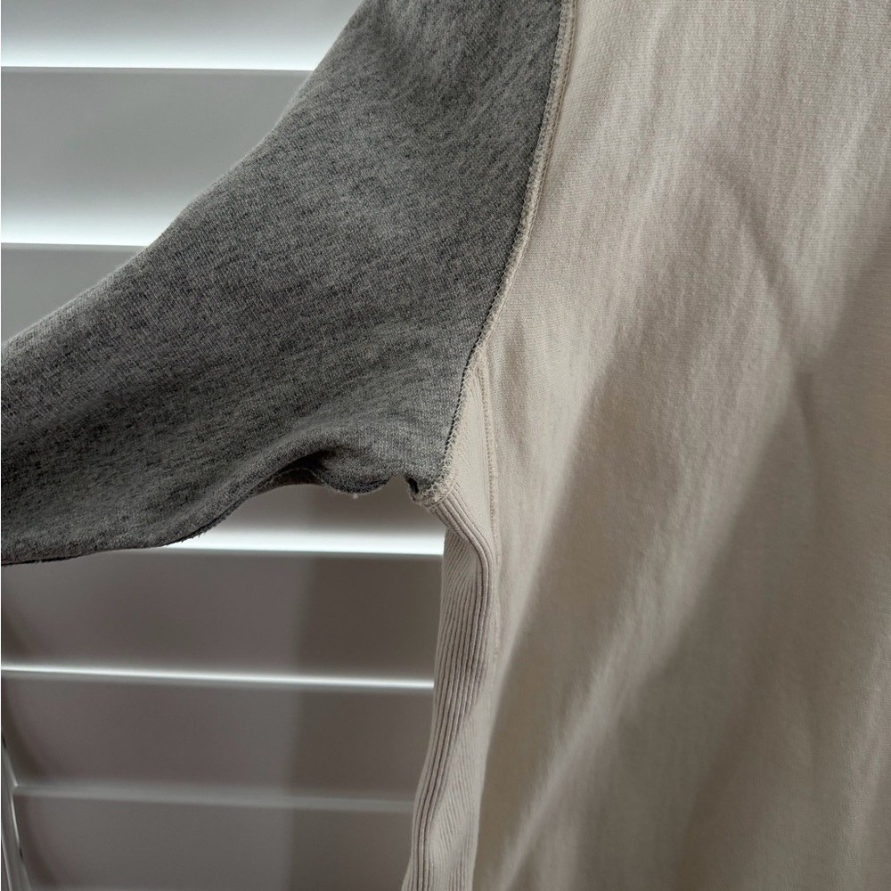 Todd Snyder Cream and Gray Two-Tone Sweatshirt - Picture 6 of 14